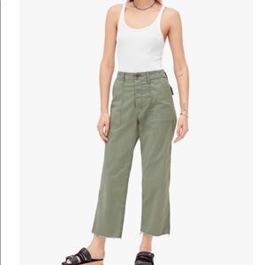 MOTHER The Patch Pocket Private Ankle Fray Pants